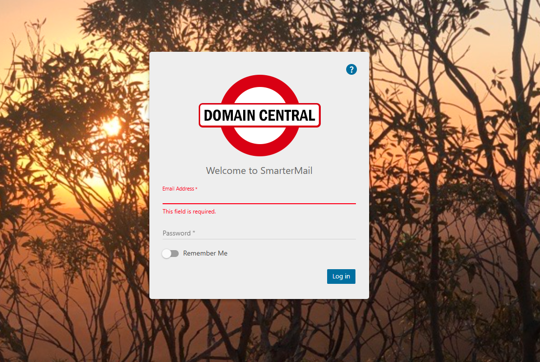 Webmail Login Example